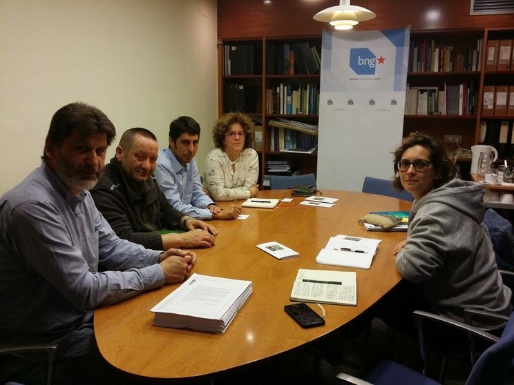 Momento da reunión celebrada esta mañá con Comedores Responsábles de Galicia